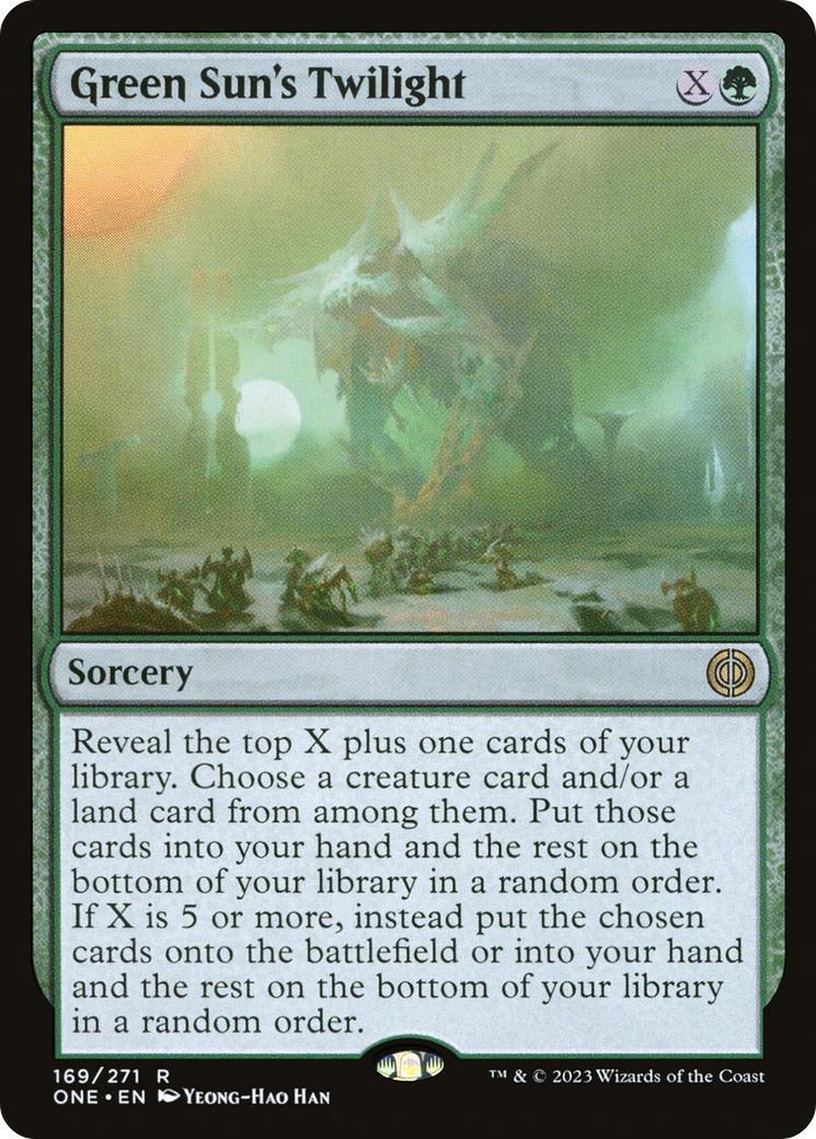 Green Sun's Twilight [Phyrexia: All Will Be One] | Game Master's Emporium (The New GME)