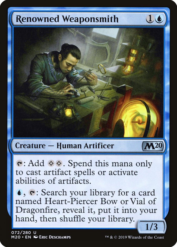 Renowned Weaponsmith [Core Set 2020] | Game Master's Emporium (The New GME)