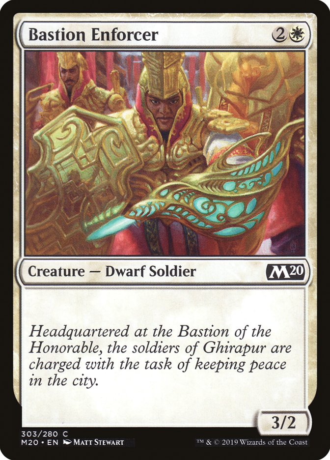 Bastion Enforcer [Core Set 2020] | Game Master's Emporium (The New GME)