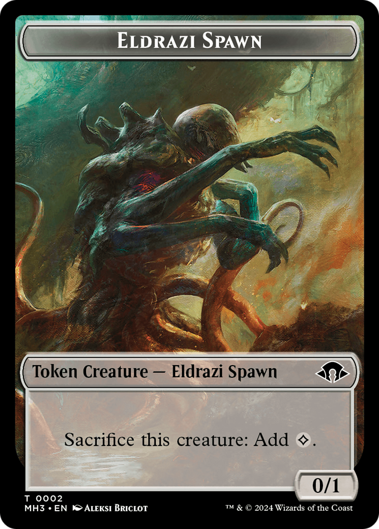 Eldrazi Spawn // Energy Reserve Double-Sided Token [Modern Horizons 3 Tokens] | Game Master's Emporium (The New GME)