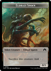 Eldrazi Spawn // Fish Double-Sided Token [Modern Horizons 3 Tokens] | Game Master's Emporium (The New GME)