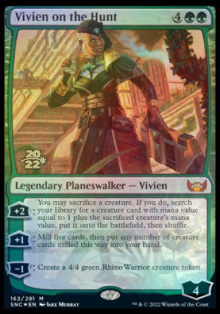 Vivien on the Hunt [Streets of New Capenna Prerelease Promos] | Game Master's Emporium (The New GME)