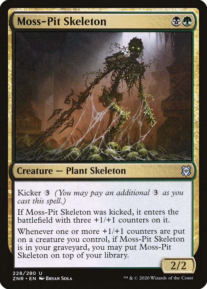 Moss-Pit Skeleton [Zendikar Rising] | Game Master's Emporium (The New GME)