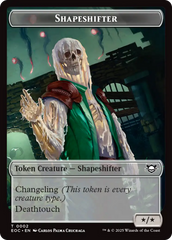 Shapeshifter // Golem (0013) Double-Sided Token [Edge of Eternities Commander Tokens] | Game Master's Emporium (The New GME)