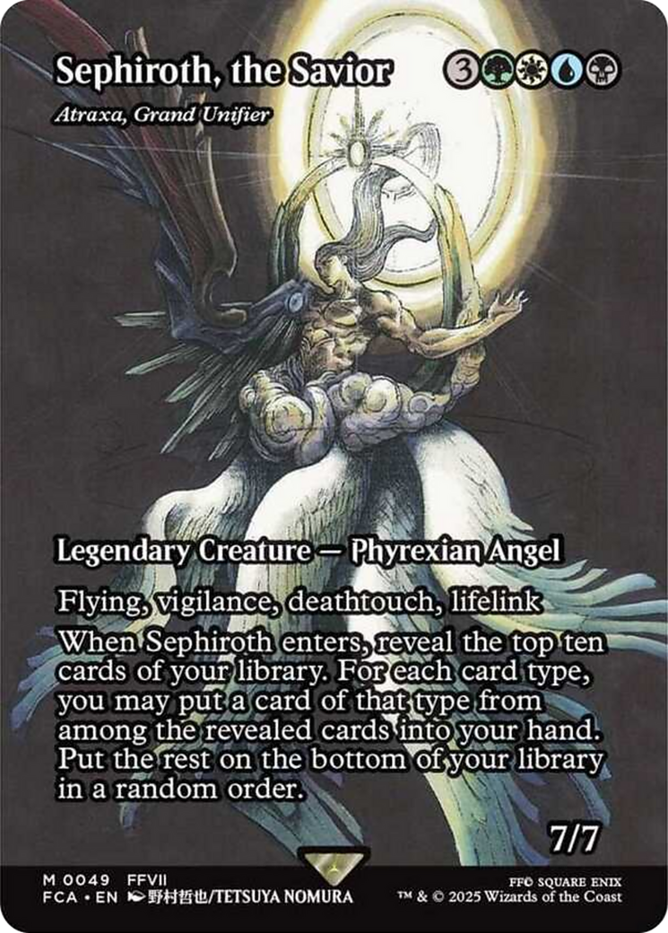 Sephiroth, the Savior - Atraxa, Grand Unifier (Showcase) [FINAL FANTASY : Through the Ages] | Game Master's Emporium (The New GME)
