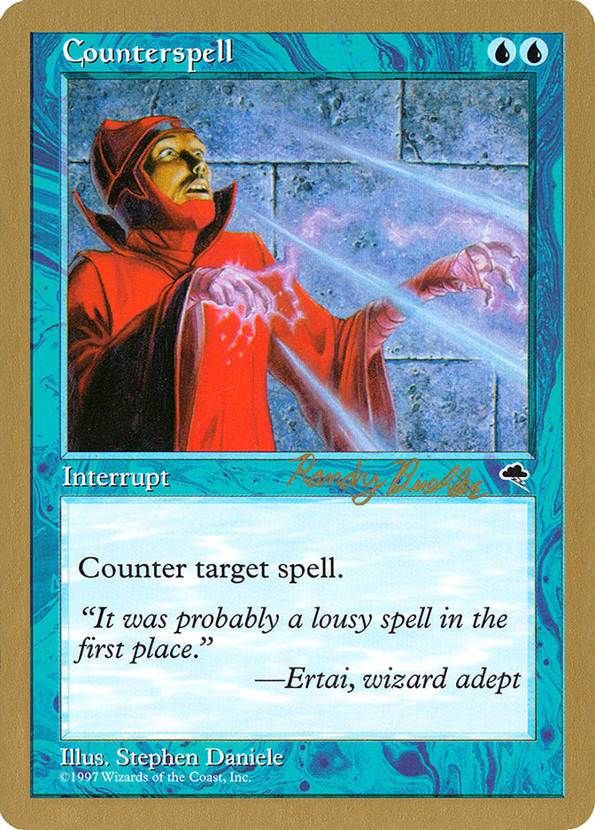 Counterspell (Randy Buehler) [World Championship Decks 1998] | Game Master's Emporium (The New GME)