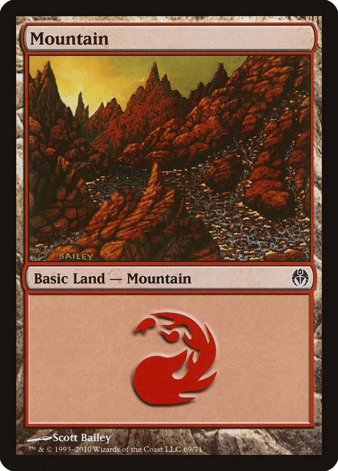 Mountain (69) [Duel Decks: Phyrexia vs. the Coalition] | Game Master's Emporium (The New GME)