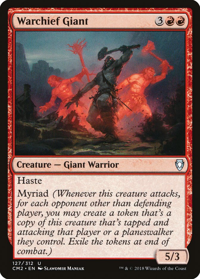 Warchief Giant [Commander Anthology Volume II] | Game Master's Emporium (The New GME)