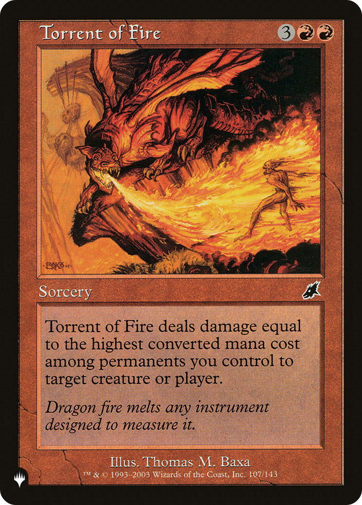 Torrent of Fire [The List] | Game Master's Emporium (The New GME)