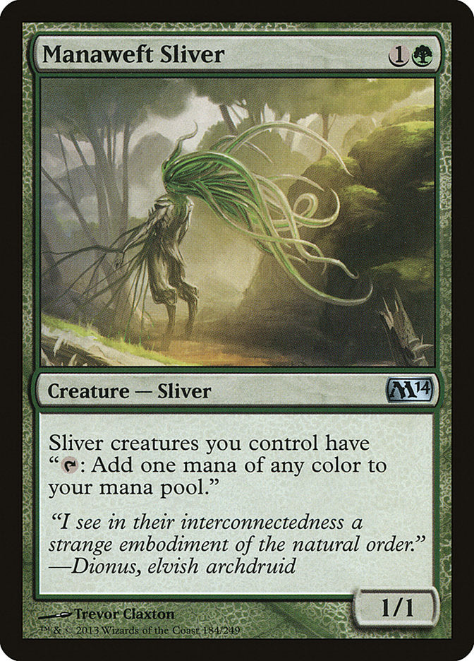 Manaweft Sliver [Magic 2014] | Game Master's Emporium (The New GME)