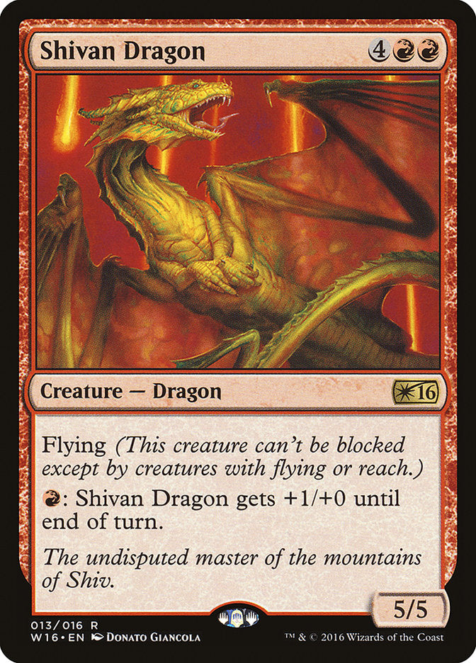 Shivan Dragon [Welcome Deck 2016] | Game Master's Emporium (The New GME)