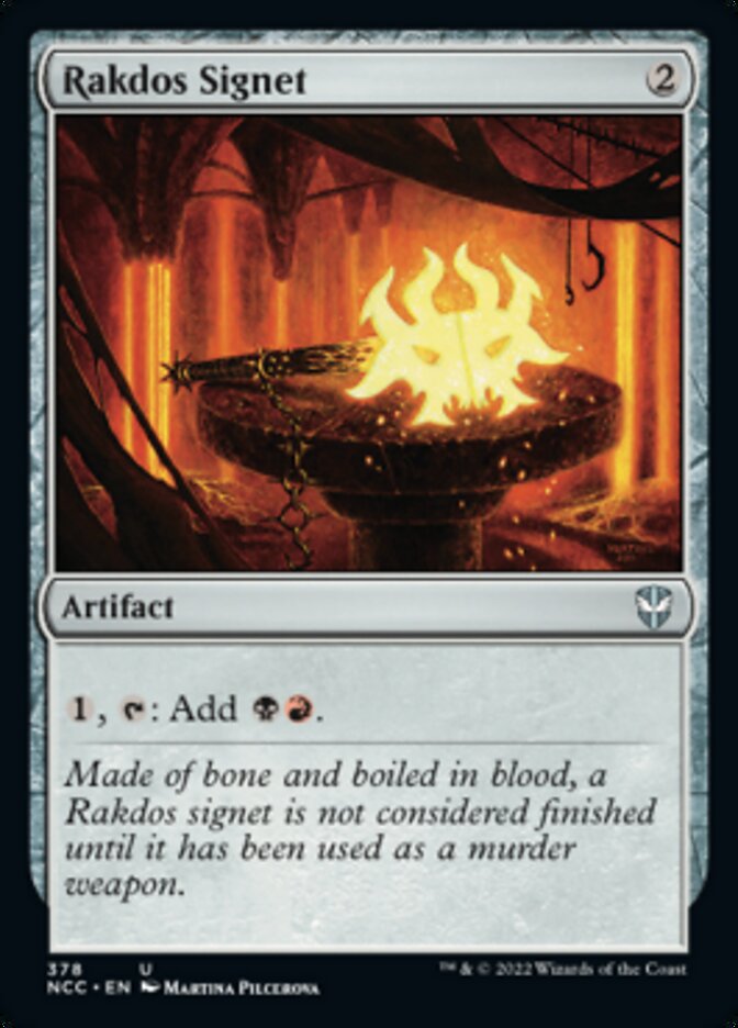 Rakdos Signet [Streets of New Capenna Commander] | Game Master's Emporium (The New GME)