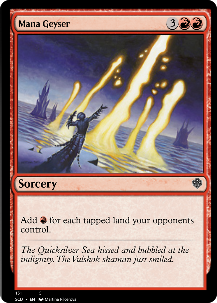 Mana Geyser [Starter Commander Decks] | Game Master's Emporium (The New GME)