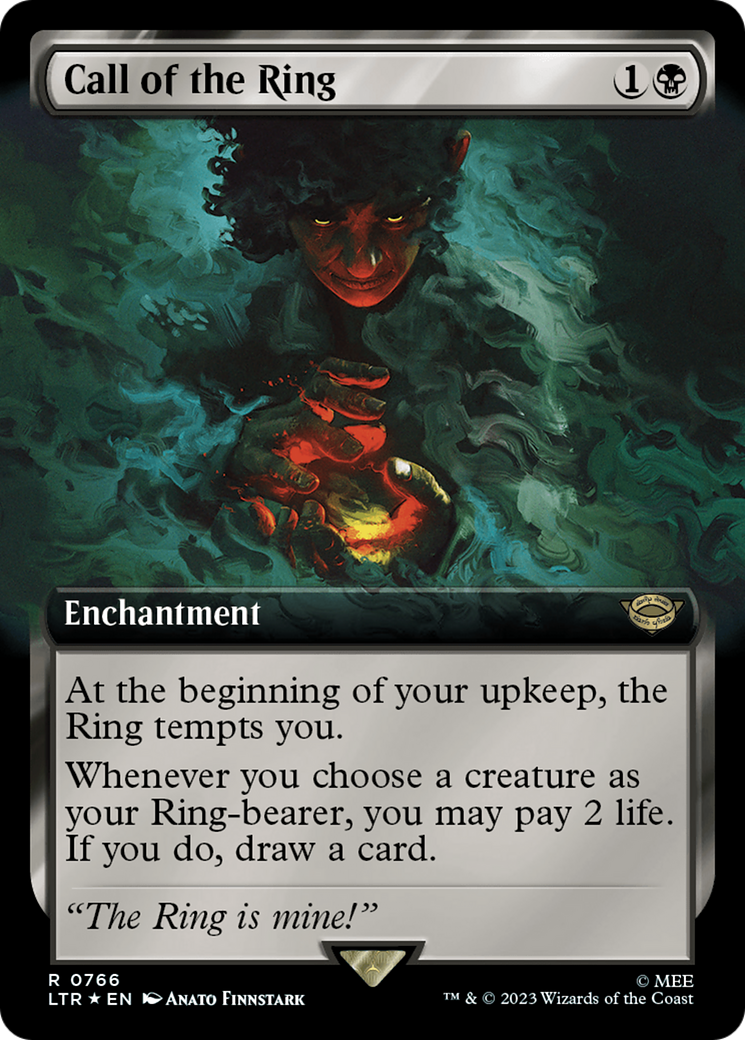 Call of the Ring (Extended Art) (Surge Foil) [The Lord of the Rings: Tales of Middle-Earth] | Game Master's Emporium (The New GME)