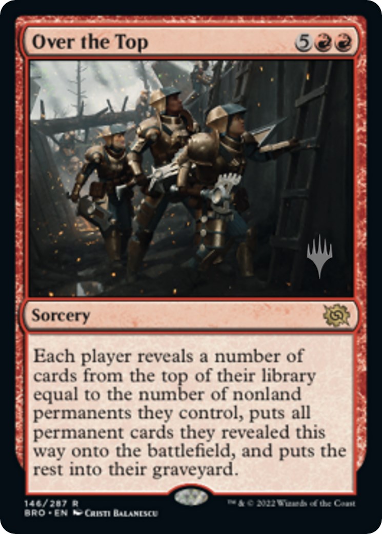 Over the Top (Promo Pack) [The Brothers' War Promos] | Game Master's Emporium (The New GME)