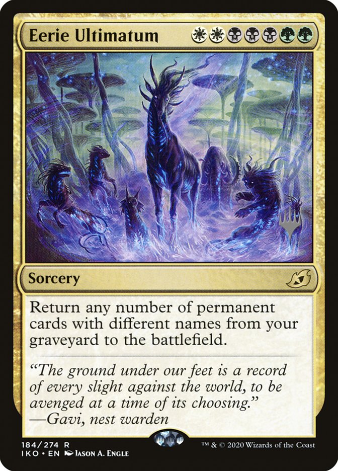 Eerie Ultimatum (Promo Pack) [Ikoria: Lair of Behemoths Promos] | Game Master's Emporium (The New GME)