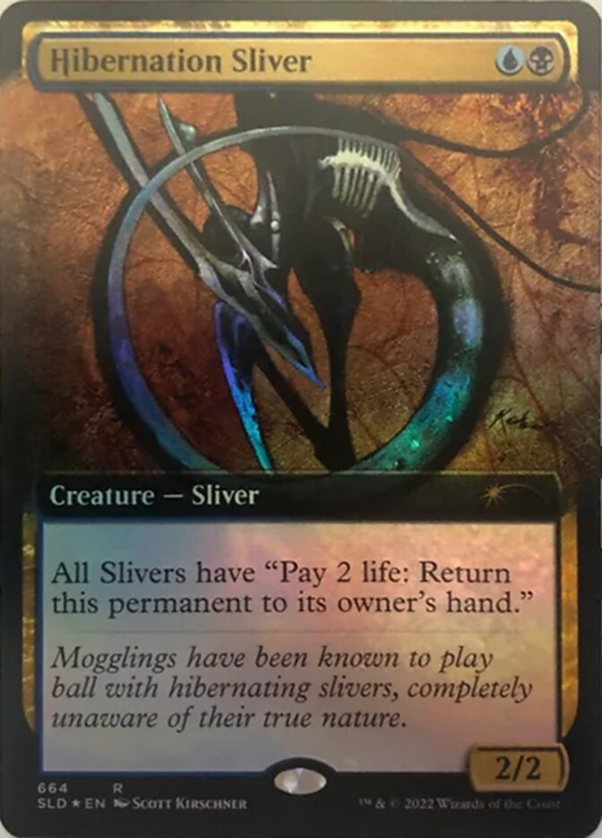 Hibernation Sliver (Extended Art) [Secret Lair Drop Promos] | Game Master's Emporium (The New GME)