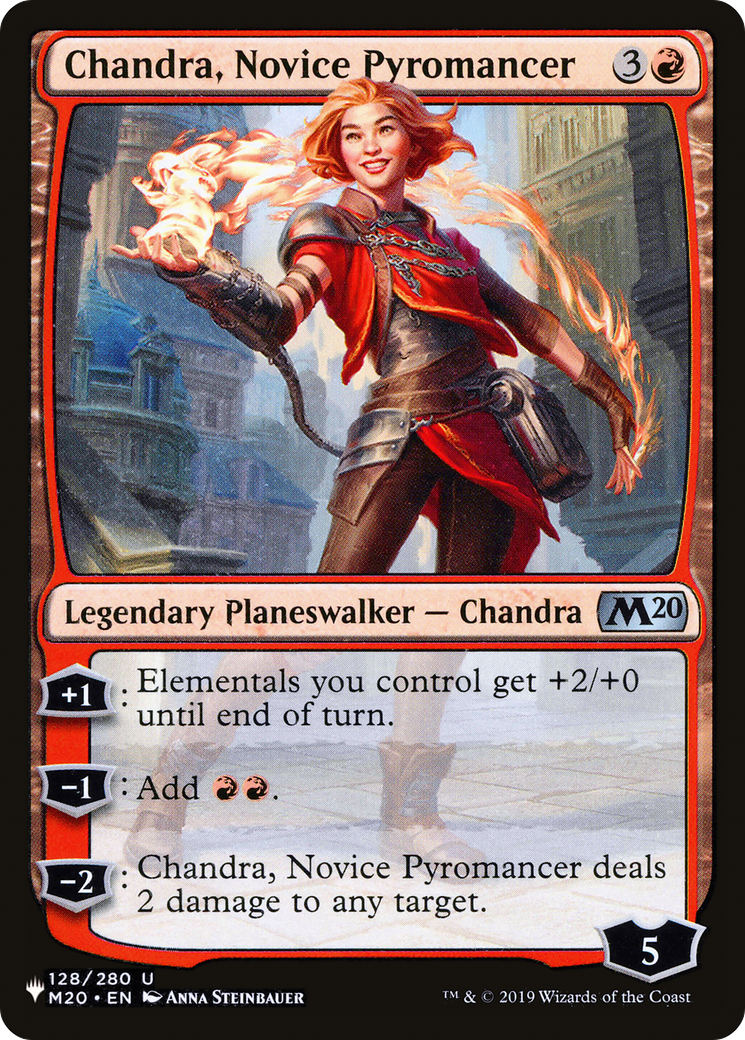 Chandra, Novice Pyromancer [The List Reprints] | Game Master's Emporium (The New GME)