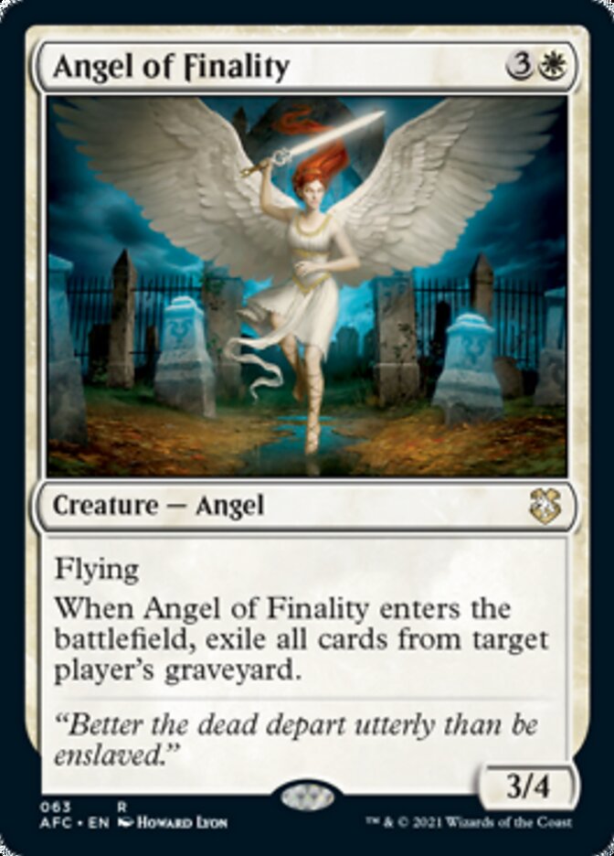 Angel of Finality [Dungeons & Dragons: Adventures in the Forgotten Realms Commander] | Game Master's Emporium (The New GME)