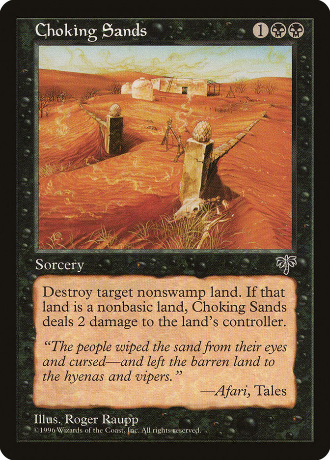 Choking Sands [Mirage] | Game Master's Emporium (The New GME)