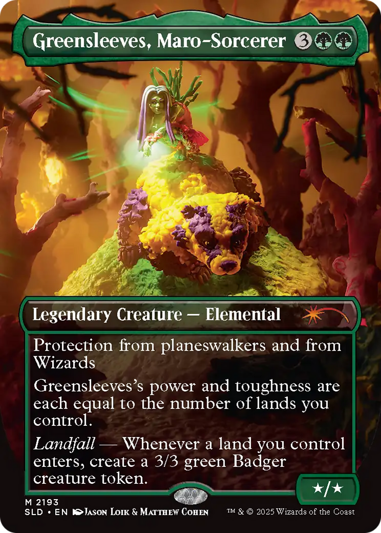 Greensleeves, Maro-Sorcerer (Rainbow Foil) [Secret Lair Drop Series] | Game Master's Emporium (The New GME)