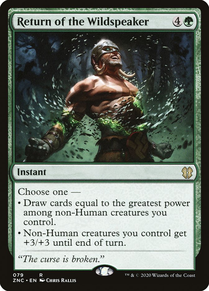 Return of the Wildspeaker [Zendikar Rising Commander] | Game Master's Emporium (The New GME)