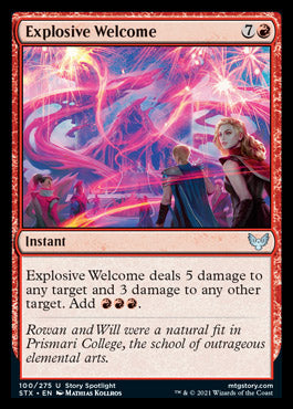 Explosive Welcome [Strixhaven: School of Mages] | Game Master's Emporium (The New GME)