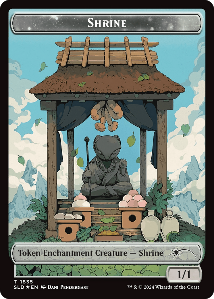 Shrine Token (Rainbow Foil) [Secret Lair: From Cute to Brute Tokens] | Game Master's Emporium (The New GME)