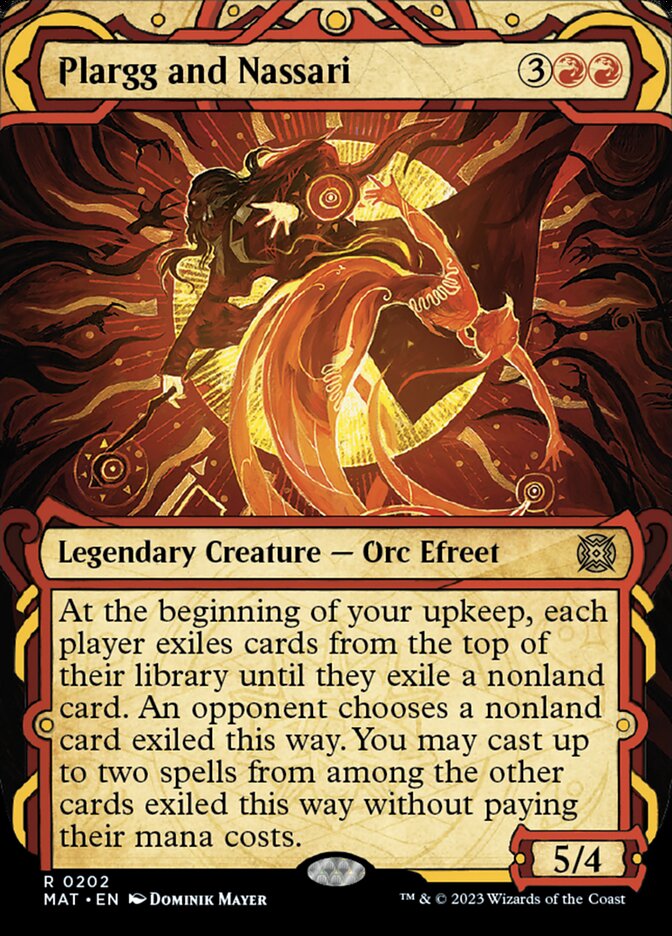 Plargg and Nassari (Showcase Halo Foil) [March of the Machine: The Aftermath] | Game Master's Emporium (The New GME)