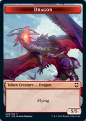 Dragon // Dragon Spirit Double-Sided Token [Dungeons & Dragons: Adventures in the Forgotten Realms Commander Tokens] | Game Master's Emporium (The New GME)