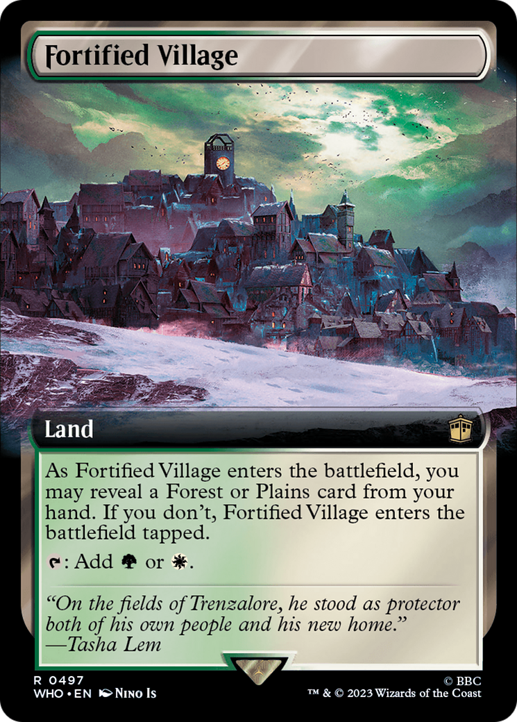 Fortified Village (Extended Art) [Doctor Who] | Game Master's Emporium (The New GME)