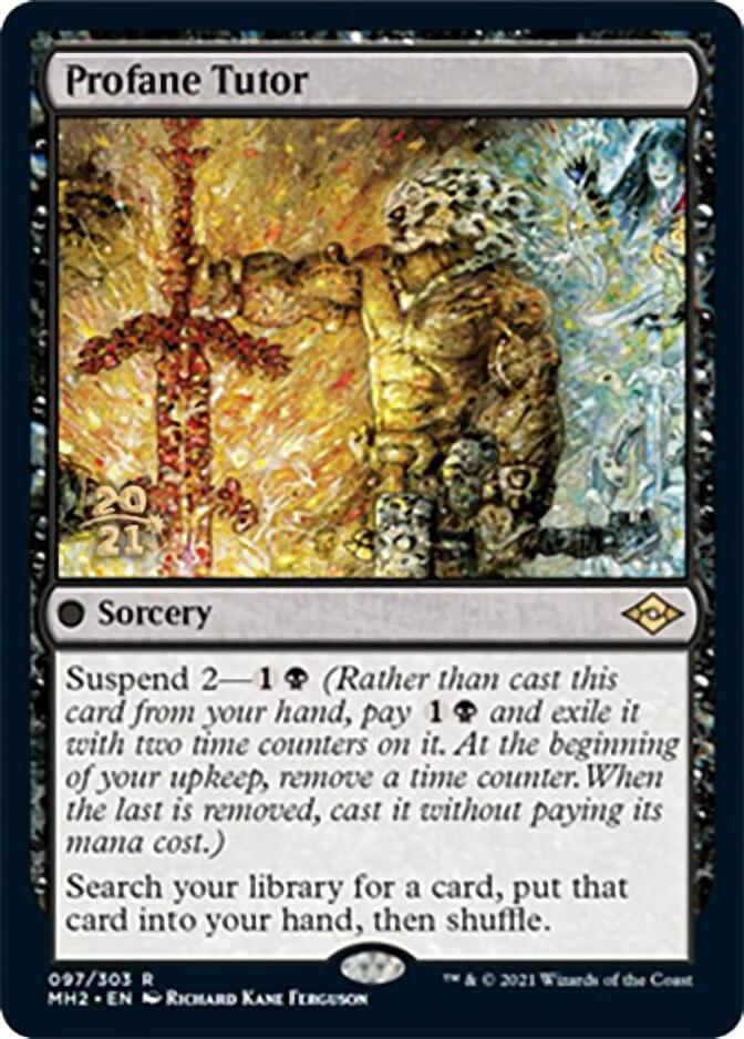 Profane Tutor [Modern Horizons 2 Prerelease Promos] | Game Master's Emporium (The New GME)