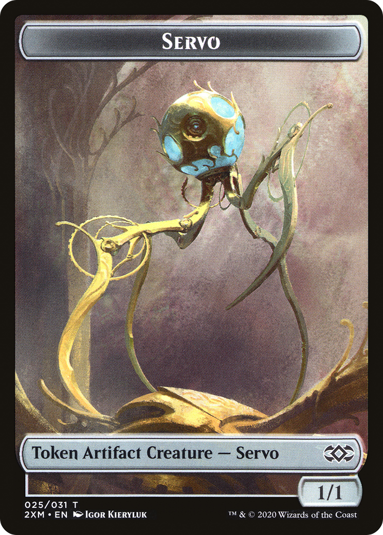 Human Soldier // Servo Double-Sided Token [Double Masters Tokens] | Game Master's Emporium (The New GME)