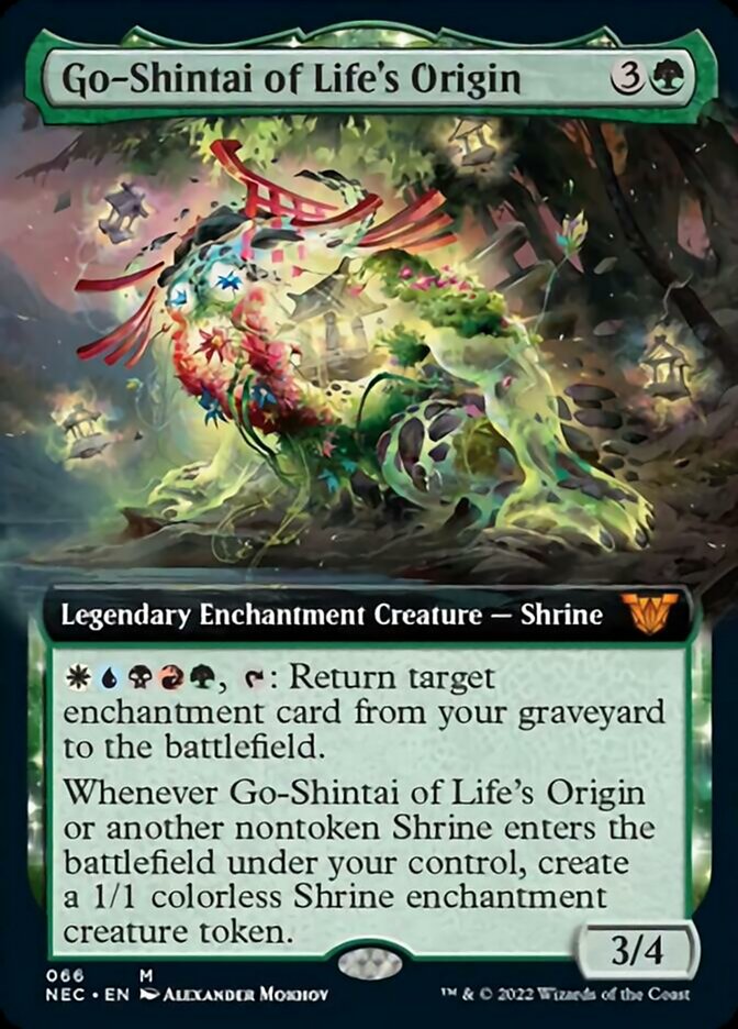 Go-Shintai of Life's Origin (Extended Art) [Kamigawa: Neon Dynasty Commander] | Game Master's Emporium (The New GME)