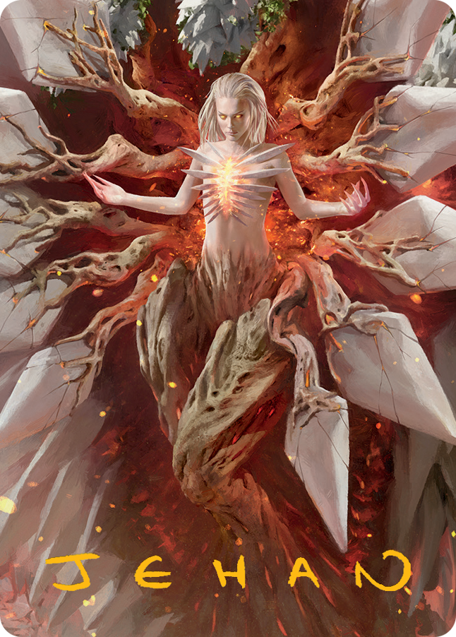 Wrenn and Realmbreaker Art Card (Gold-Stamped Signature) [March of the Machine Art Series] | Game Master's Emporium (The New GME)