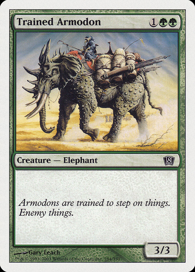 Trained Armodon [Eighth Edition] | Game Master's Emporium (The New GME)
