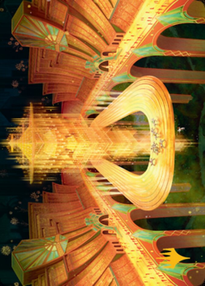 Racers' Ring Art Card (Gold-Stamped Signature) [Streets of New Capenna Art Series] | Game Master's Emporium (The New GME)