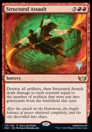 Structural Assault (Promo Pack) [Streets of New Capenna Promos] | Game Master's Emporium (The New GME)
