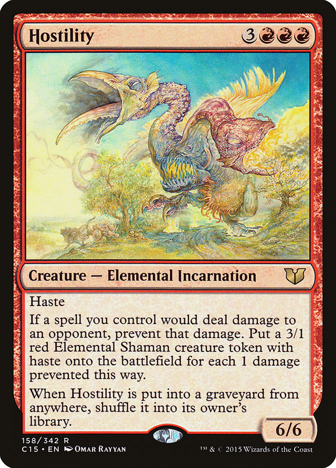 Hostility [Commander 2015] | Game Master's Emporium (The New GME)