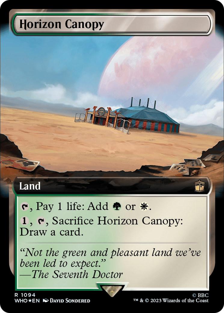 Horizon Canopy (Extended Art) (Surge Foil) [Doctor Who] | Game Master's Emporium (The New GME)