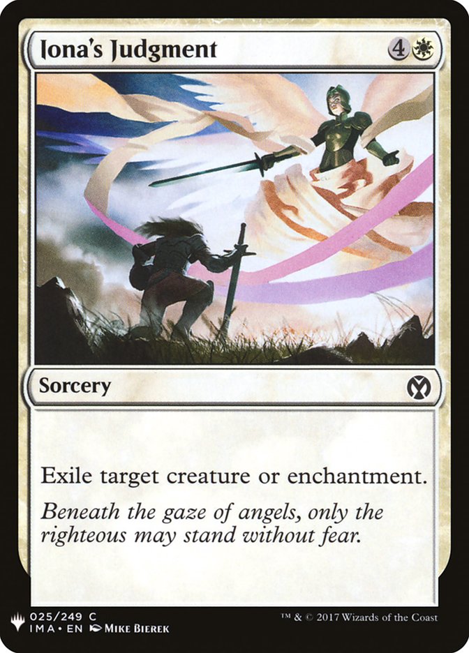 Iona's Judgment [Mystery Booster] | Game Master's Emporium (The New GME)