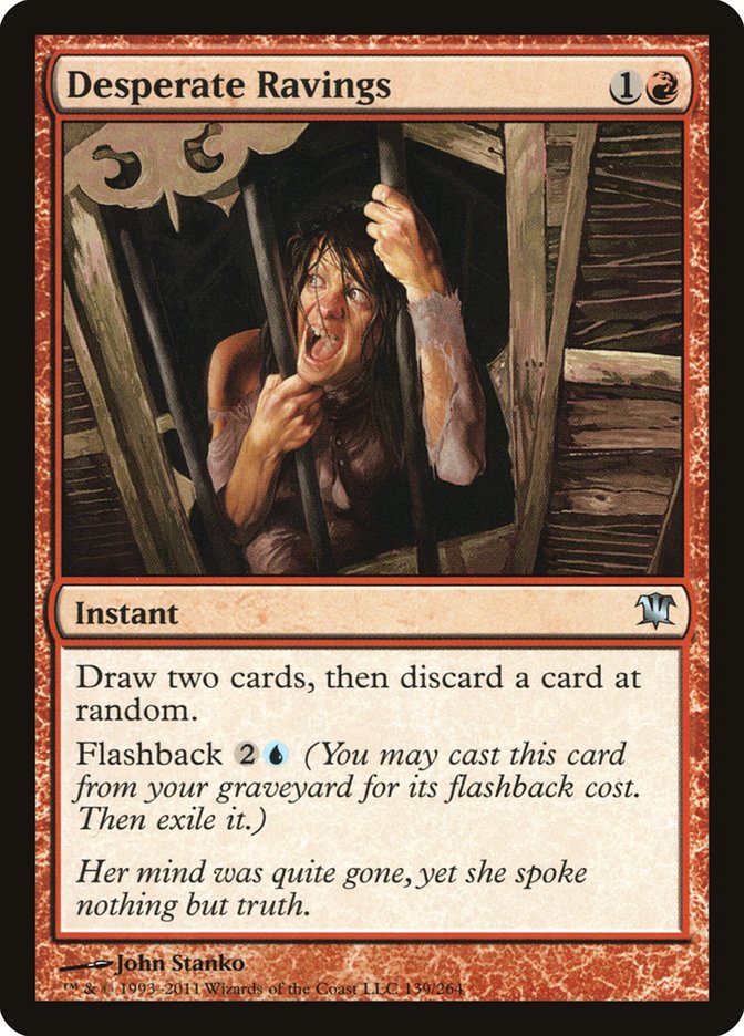 Desperate Ravings [Innistrad] | Game Master's Emporium (The New GME)
