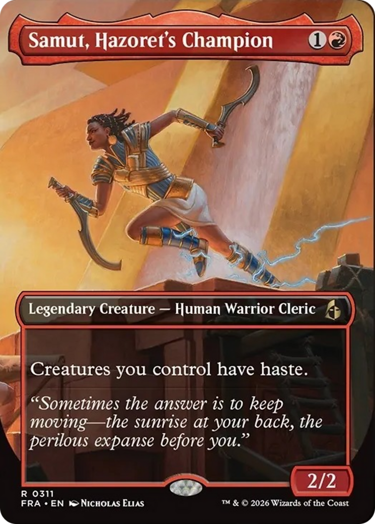 Samut, Hazoret's Champion (Borderless) [Reality Fracture] | Game Master's Emporium (The New GME)