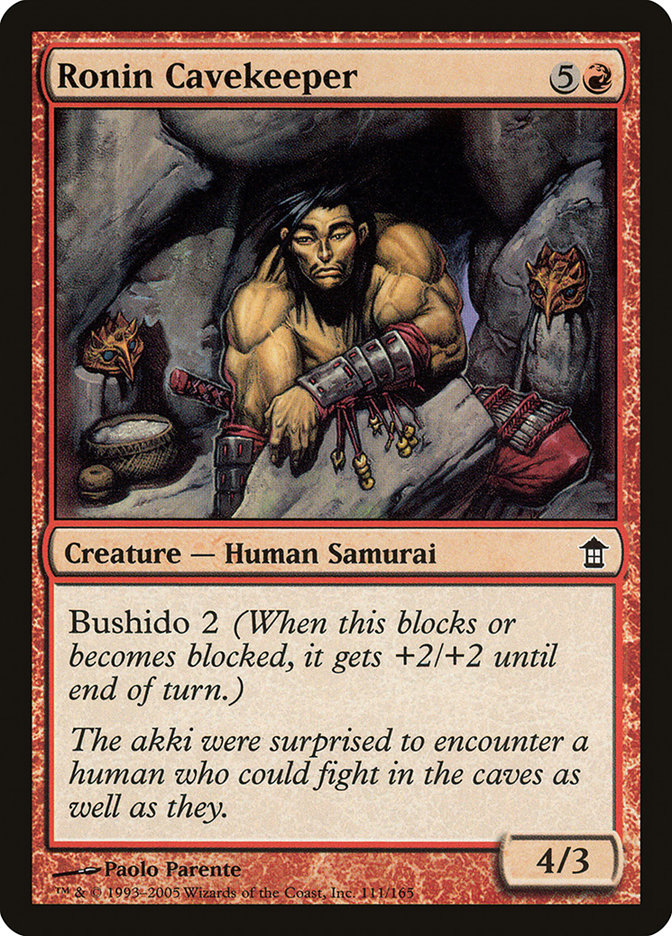 Ronin Cavekeeper [Saviors of Kamigawa] | Game Master's Emporium (The New GME)