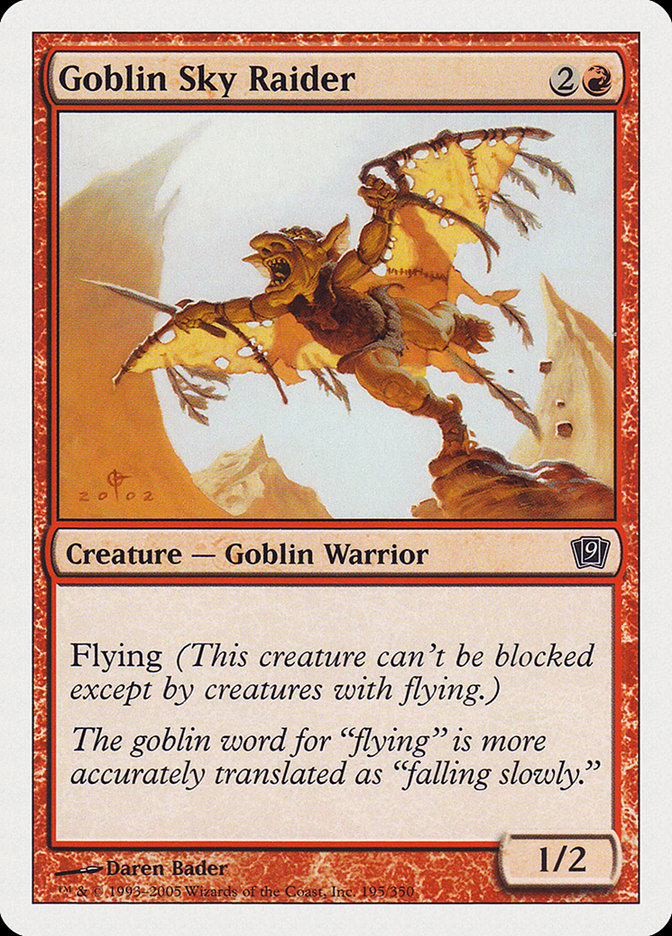 Goblin Sky Raider [Ninth Edition] | Game Master's Emporium (The New GME)