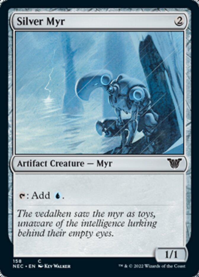 Silver Myr [Kamigawa: Neon Dynasty Commander] | Game Master's Emporium (The New GME)