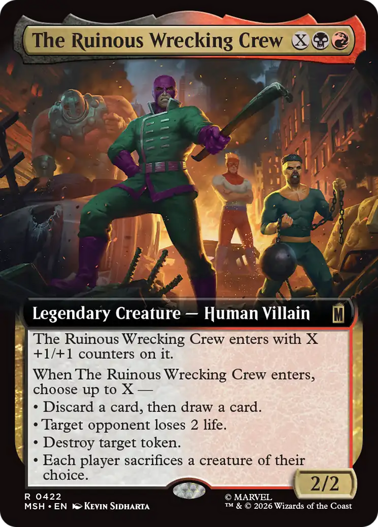 The Ruinous Wrecking Crew (Extended Art) [Marvel Super Heroes] | Game Master's Emporium (The New GME)