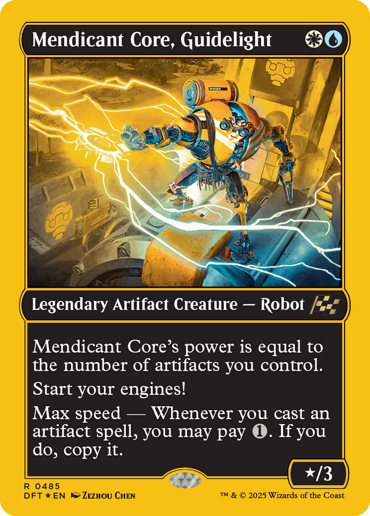 Mendicant Core, Guidelight (First-Place Foil) [Aetherdrift] | Game Master's Emporium (The New GME)