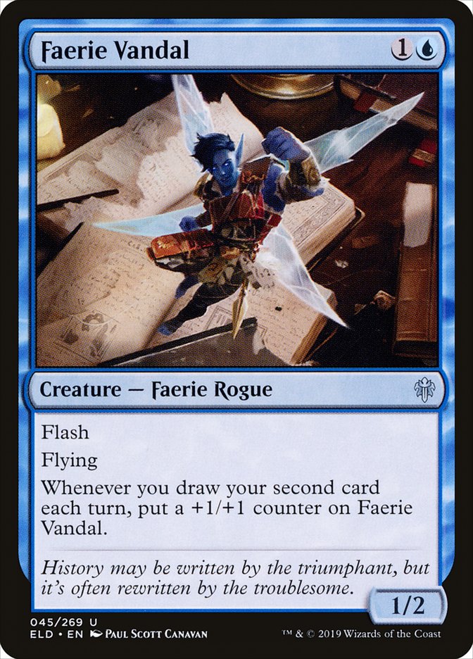 Faerie Vandal [Throne of Eldraine] | Game Master's Emporium (The New GME)