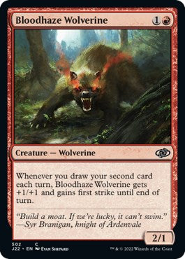 Bloodhaze Wolverine [Jumpstart 2022] | Game Master's Emporium (The New GME)